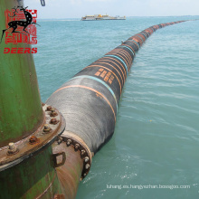 Manguera flotante flexible Tubería flotante de dragado de caucho